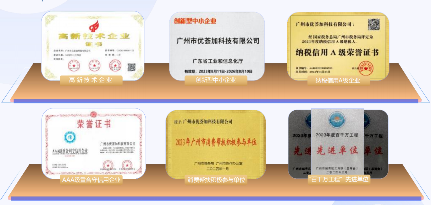 企业荣誉证书